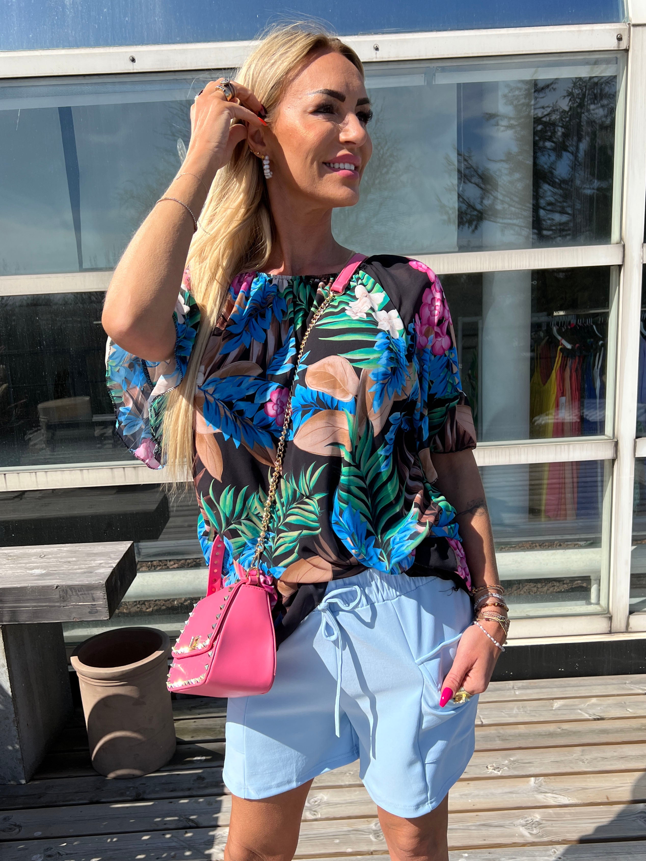 Zelma - Shorts med fickor